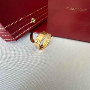 Cartier Gold Contemporary Ring with Polished Finish
